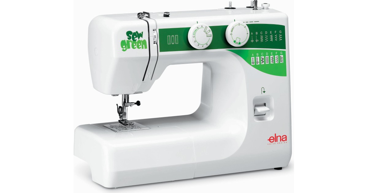 Elna 1000 Sew Green Solide Features für Anfänger