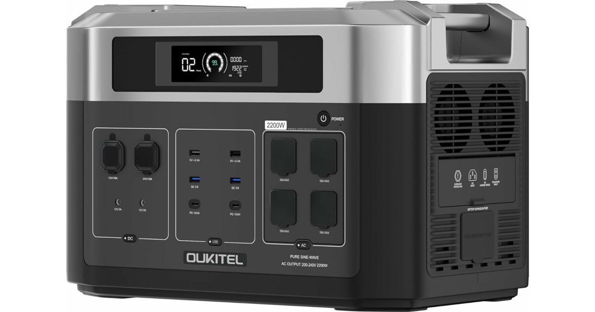 Oukitel BP2000 im Test: 1,8 gut | Notfalltaugliche Powerstation mit 13 ...