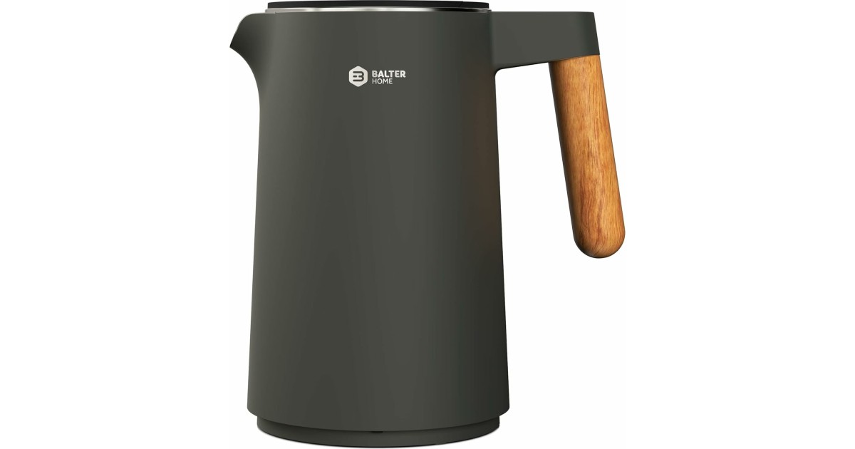 Balter Home Edelstahl-Wasserkocher: 1,6 gut