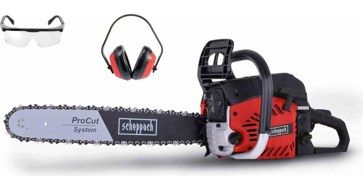 SECURA Sägeketten 2er Set, Längsschnitt, 45 Cm, 0.325" Teilung, 72 Treibglieder, 1,5 Mm Nutbreite Für Scheppach CSP5300 SE