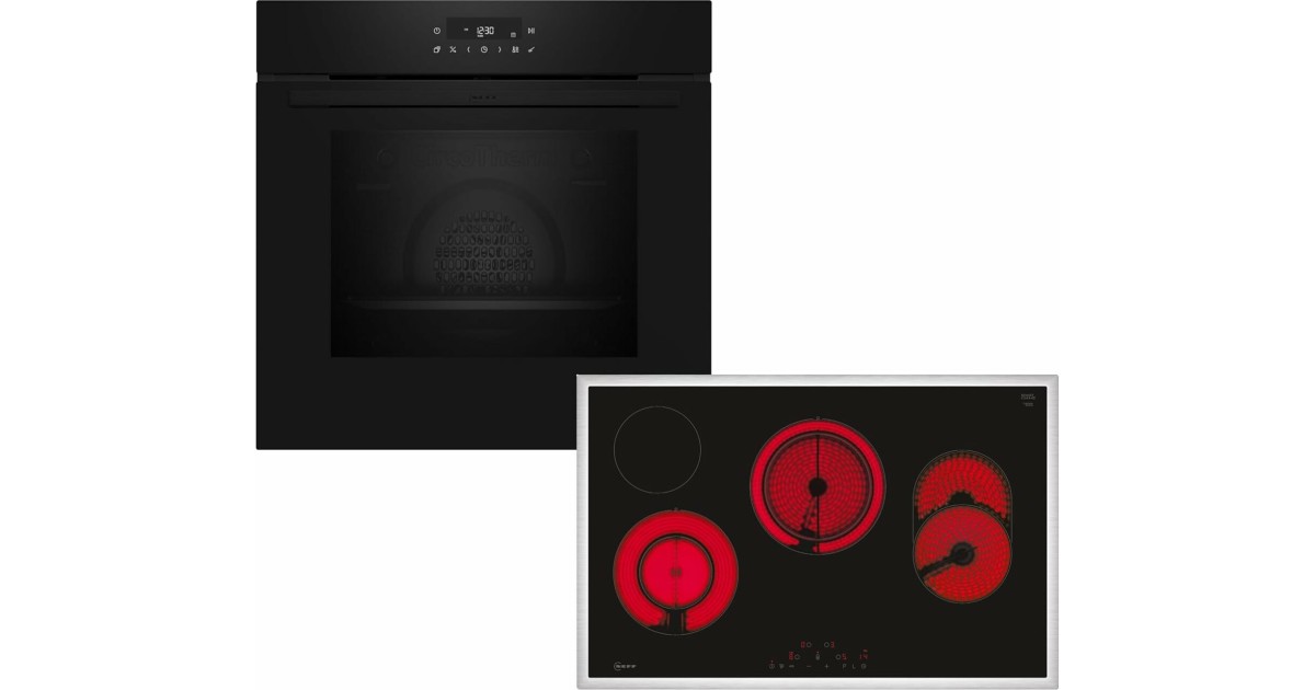 Neff BTX48PB | Komfortables Set aus leistungsstarkem Elektrokochfeld ...