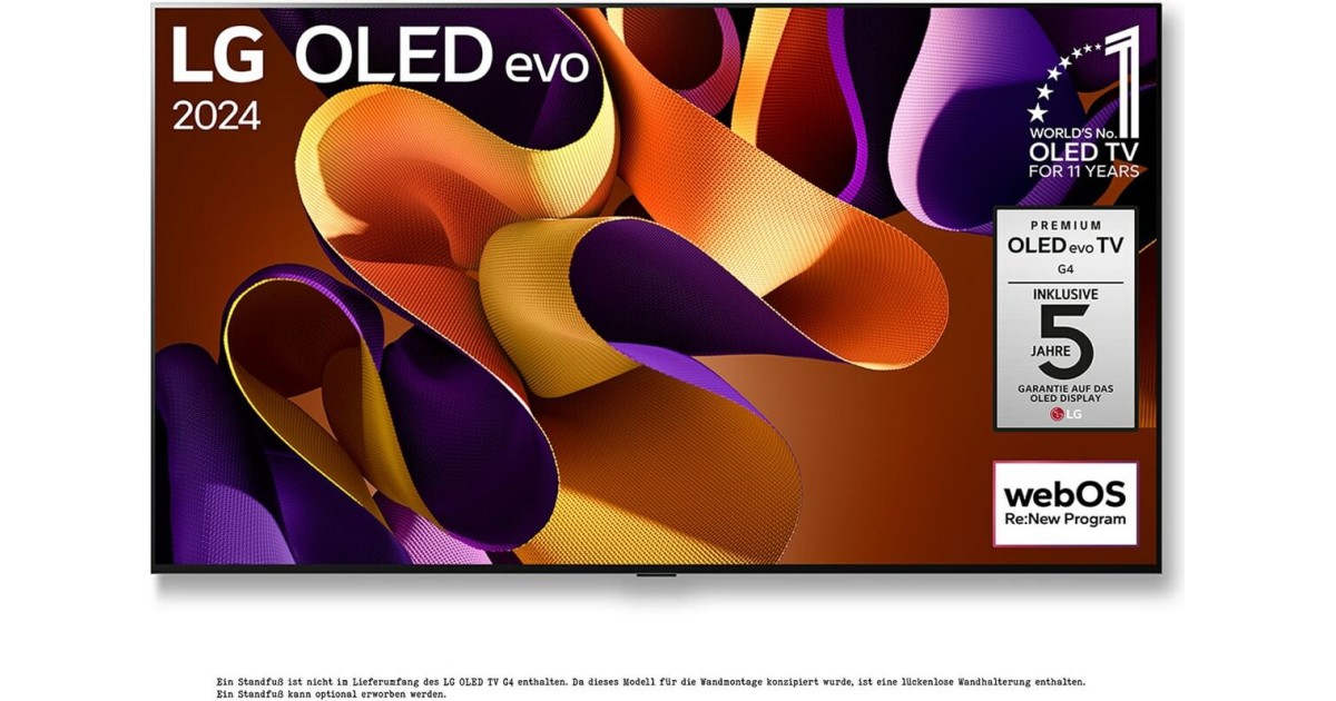 Lg Fernseher Zeigt Kein Bild Aber Ton LG OLED55G48LW im Test 2025: 1,7 gut | Hervorragend, aber kein