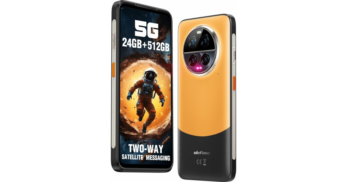 Ulefone Armor 23 Ultra – Outdoor-Smartphone Mit Satelliten-Nachrichten | 5G, 24 GB RAM, 512 GB, 5280 MAh, 50 MP Kamera