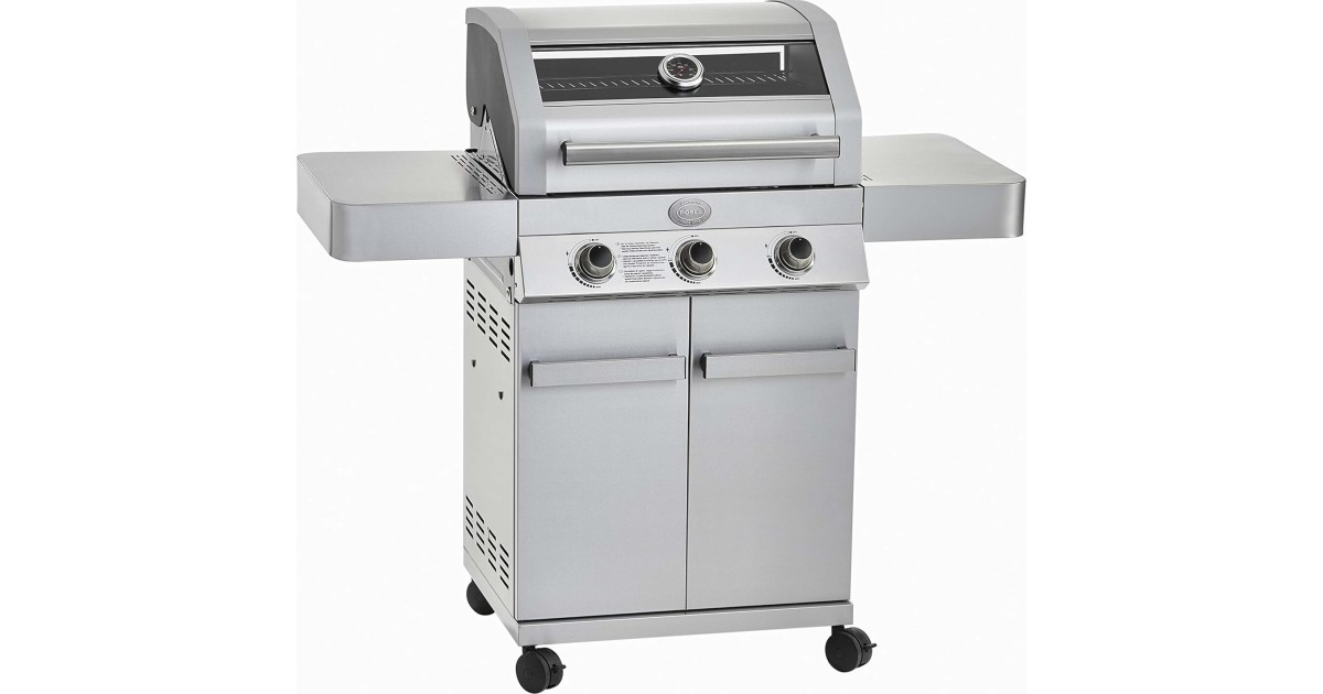 Music City Metals Grillrost-Set Aus Edelstahl – 3-teilig, 50x90 Cm, Für Outdoor Gourmet GR2057601