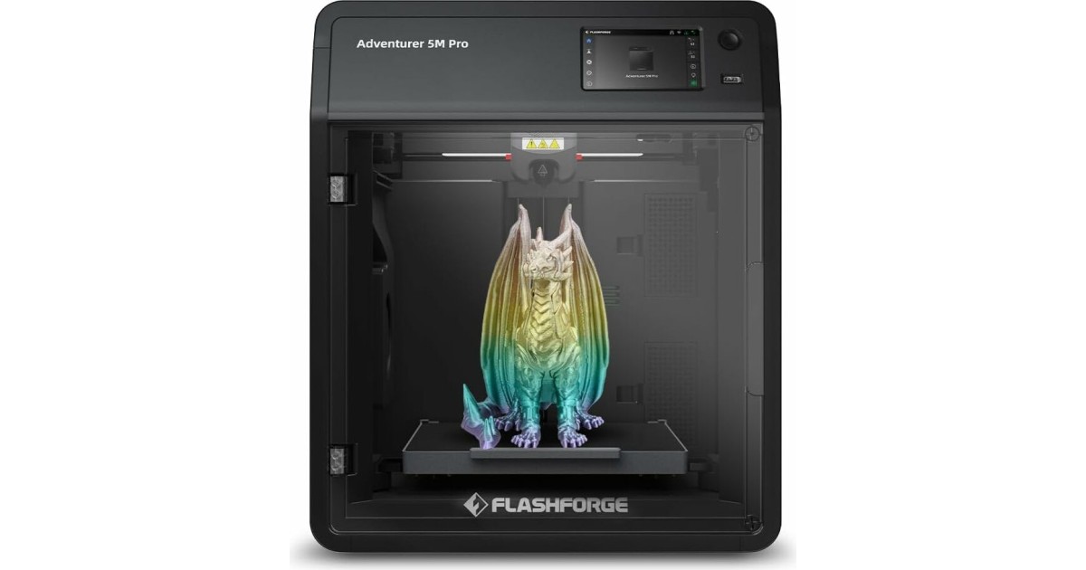 FLASHFORGE Adventurer 5M Pro – Magnetisches PEI-Druckbett, Flexibel, Für PLA/TPU/PETG-CF, Originalzubehör