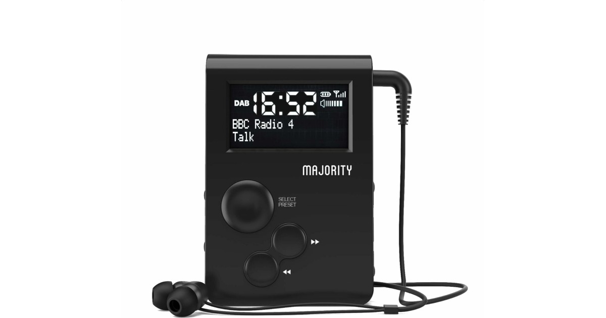 Majority Petersfield-Go - Radio numérique personnelle DAB/DAB /FM Majority Petersfield-Go - Radio numérique personnelle DAB/DAB /FM