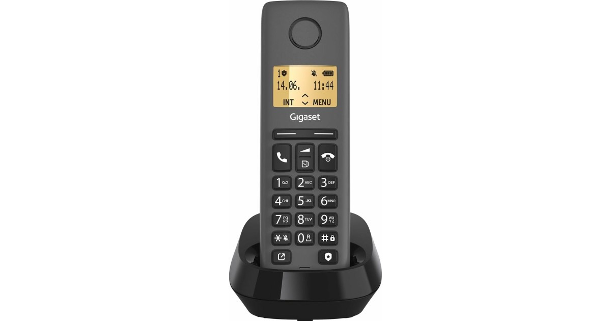 Gigaset AS470 Duo Telefono DECT Identificatore di chiamata Nero [Versione Francia Gigaset AS470 Duo Telefono DECT Identificatore di chiamata Nero [Versione Francia