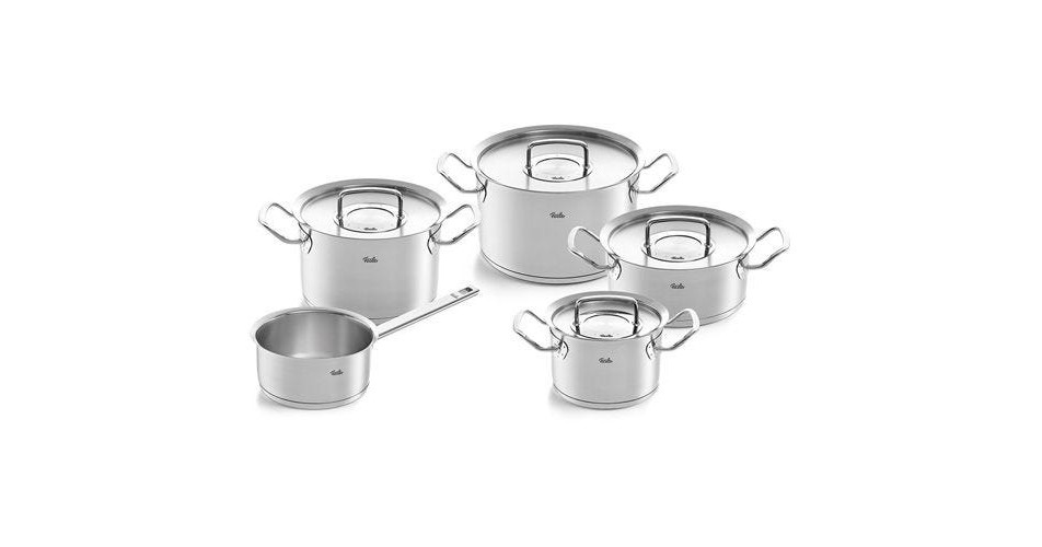 Fissler Original-Profi Collection 5-teiliges Topf-Set mit Edelstahldeckeln und Stielkasserolle im Test: 1,7 gut