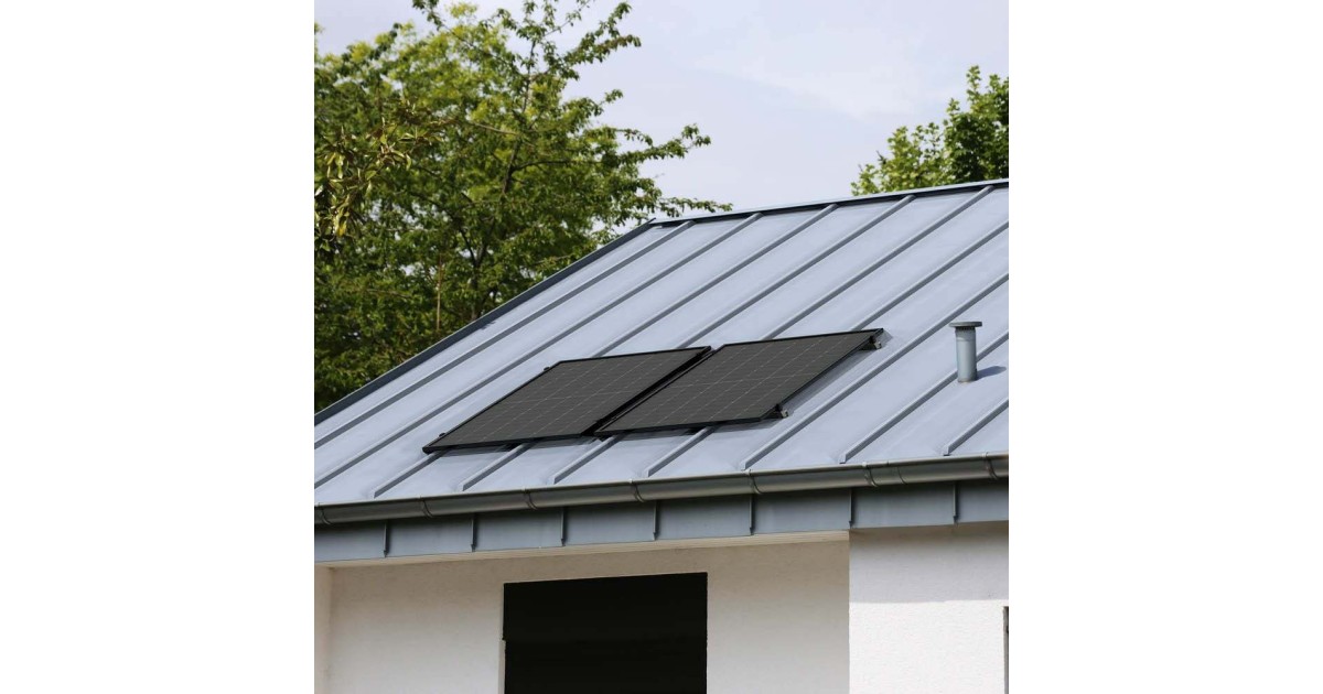 Green Solar Balkonkraftwerk Universaldach 900/800 bifazial im Test: 2,2 gut