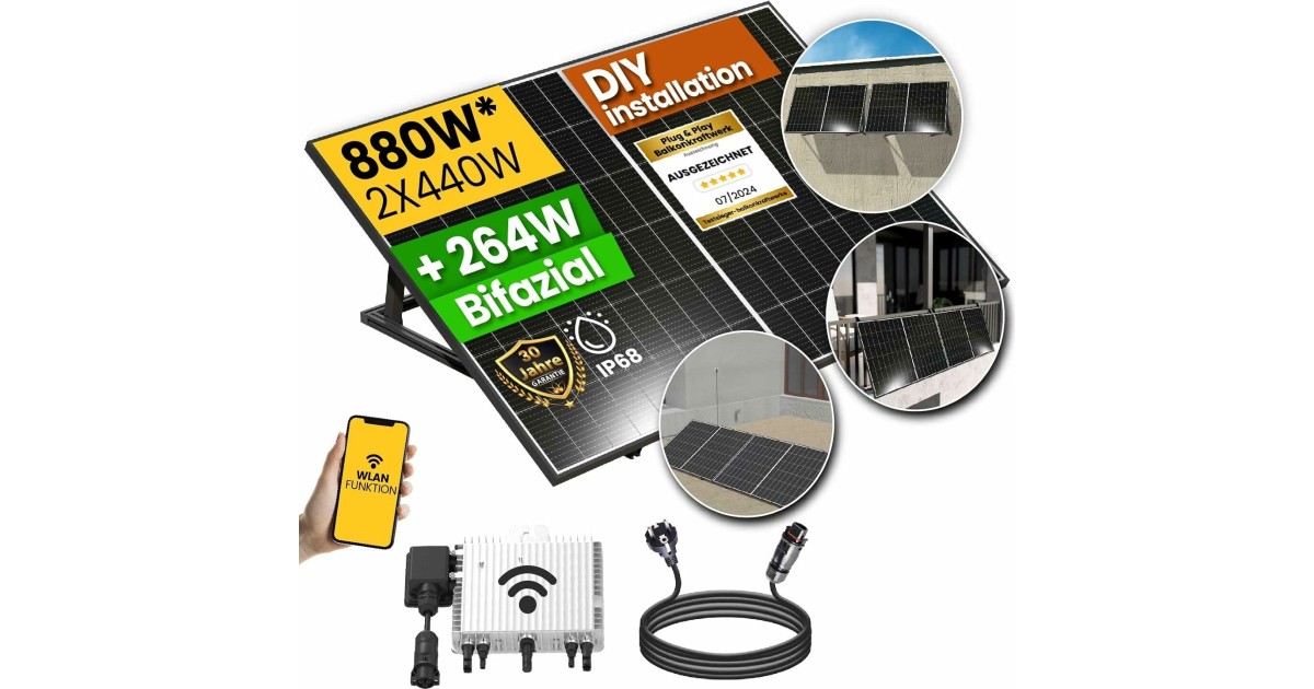 balkonkraftwerk epp solar 830 watt