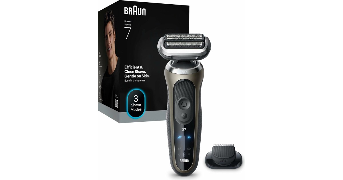 Braun Series 7 72-C1200s Gold: 1,6 gut | Präzise Rasur mit Flexibilität ...