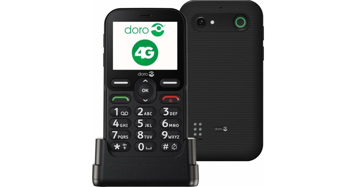 Doro Leva E10 - rot - 1.150 mAh - Mobiltelefon main image 1