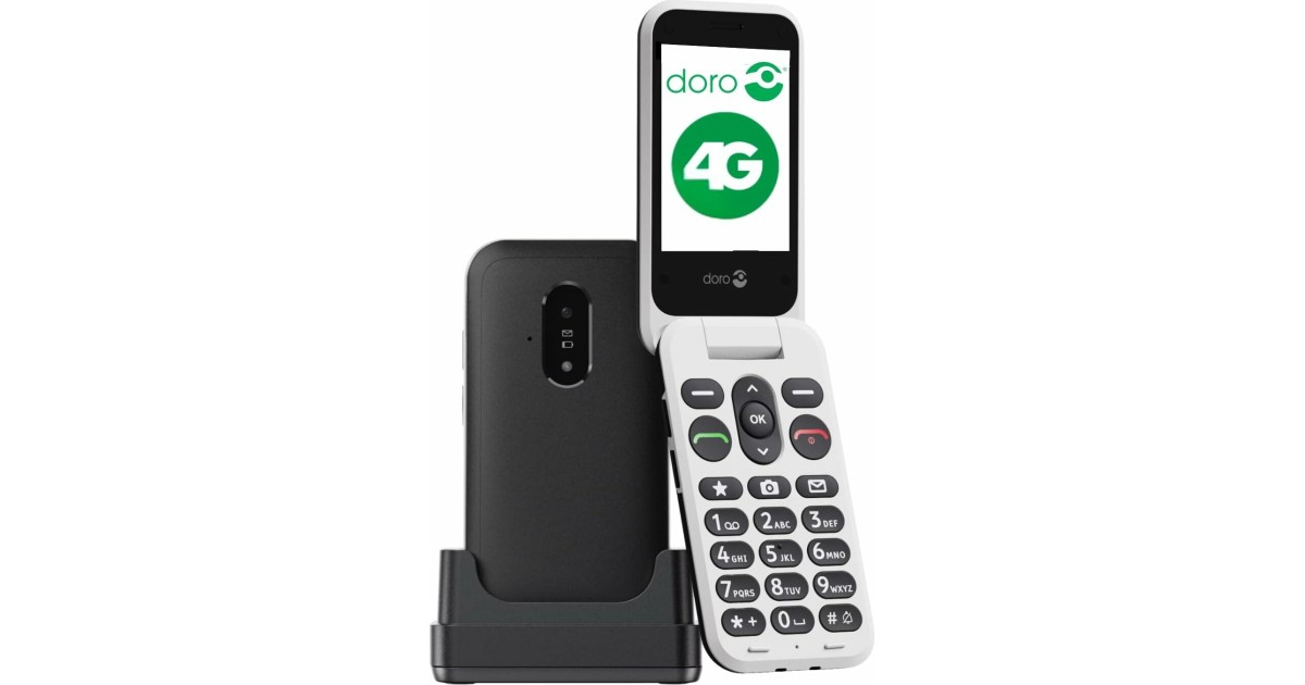 Ledertasche-Gürtelclip für Doro Leva L20 / L21 / E20 / E22 –, 14,99