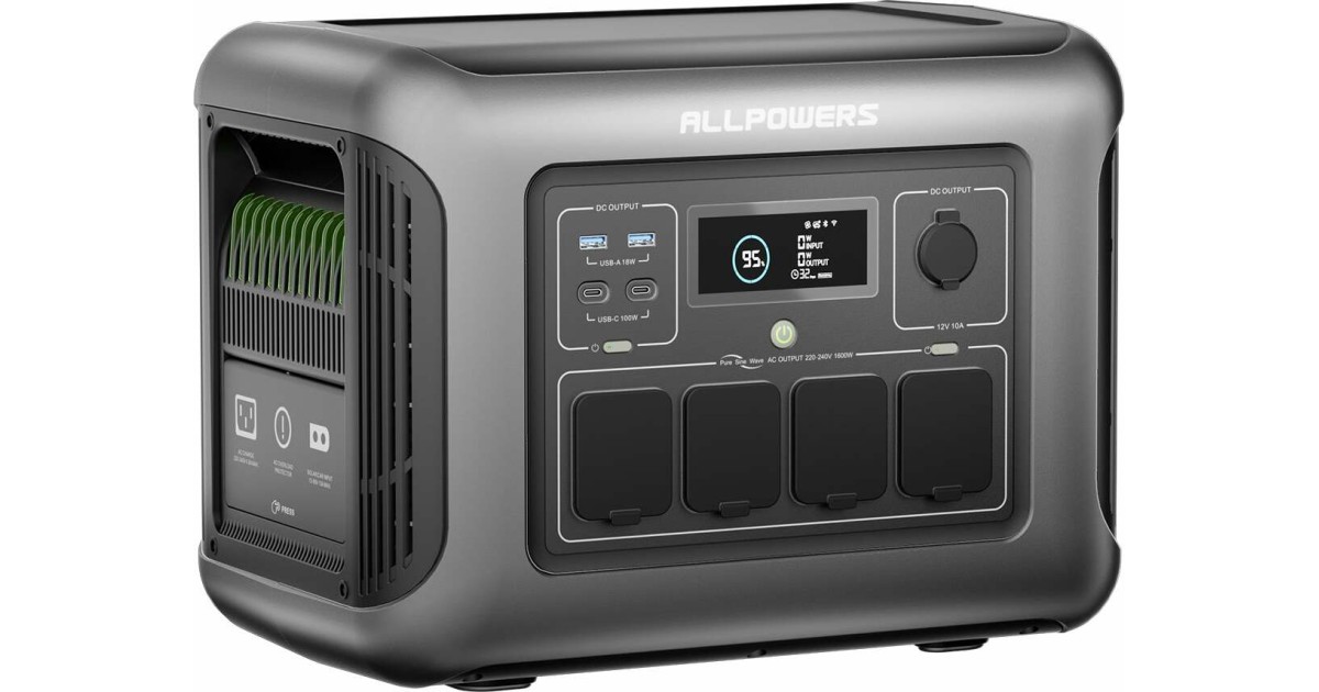 ALLPOWERS R1500 Lite | Vielseitige mobile Energiequelle für unterwegs