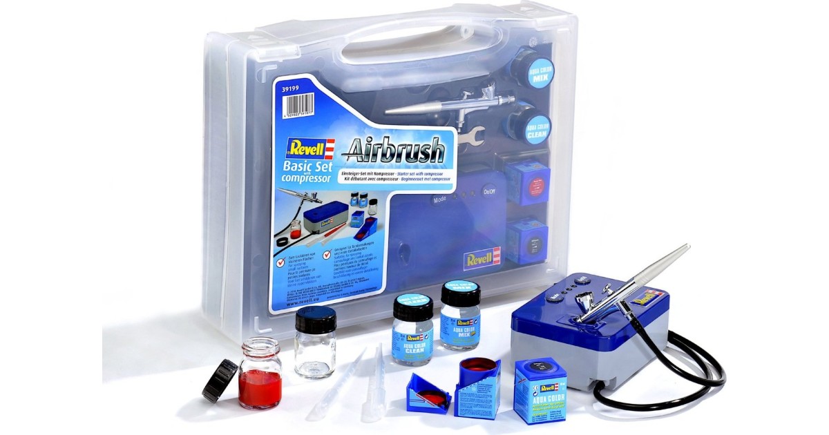 Revell Airbrush Basic Set mit Kompressor im Test 1,7 gut