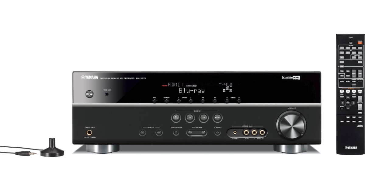 Yamaha RXV371 1,7 gut Fünf HDMIAnschlüsse der Version 1.4