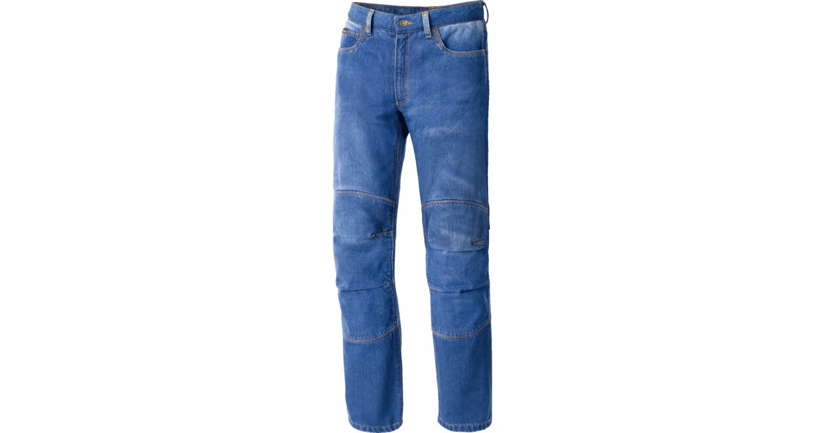 Huxlay Bros Motorrad-Kevlar-Jeans – Motorradhose/Kevlar-Jeans – Free Armous, 5006 Gr. Blau