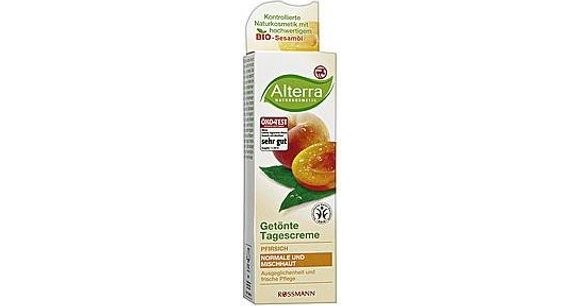 Rossmann / Alterra Getnte Tagescreme Pfirsich im Test: 2,0 gut