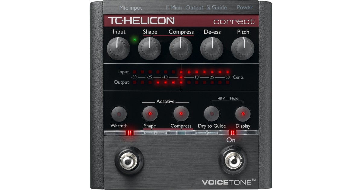 TC Helicon VoiceTone Correct | Live-Gesang in Studioqualität