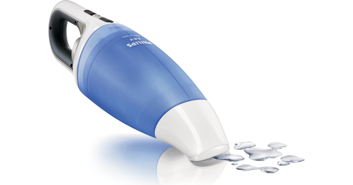 Philips Mini Vac FC6142/01 2,2 gut Saugt auch ein umgestürztes Glas