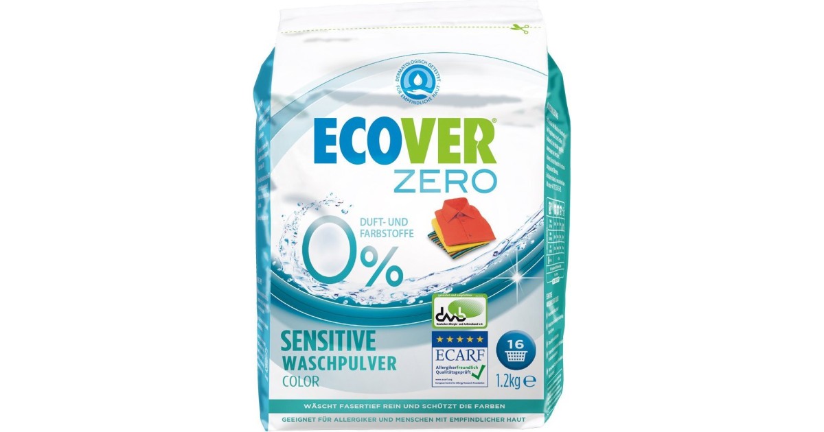 Ecover Color-Waschpulver ZERO im Test | Testberichte.de