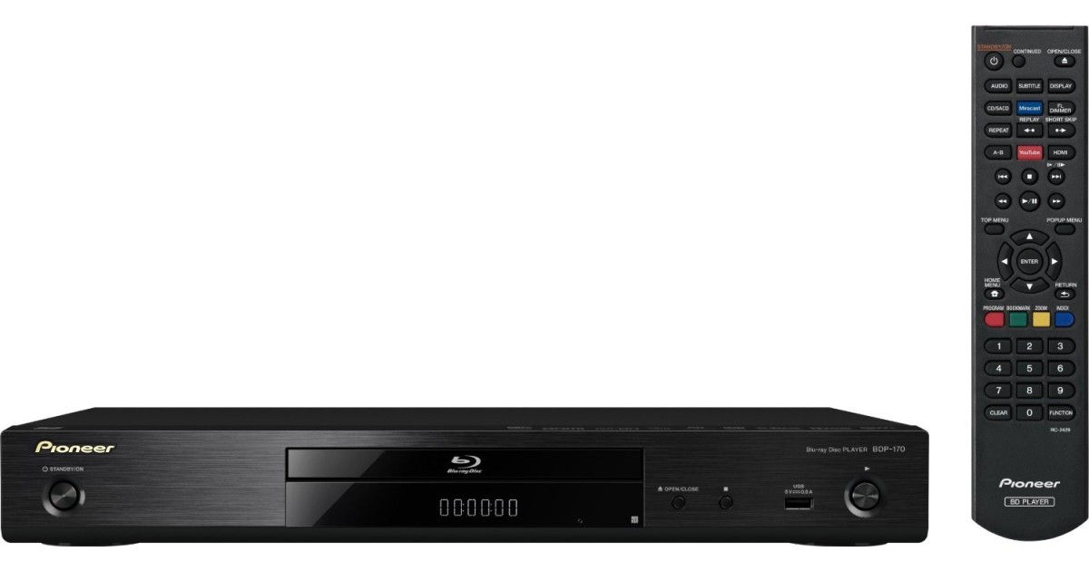 ⭕️安心保証 Pioneer ブルーレイプレーヤー BDP-170 00280 Pioneer BDP-170 Blu-ray DVD Player Silver | eBay