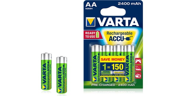 Varta Rechargeable Accu 2400 mAh (AA) im Test: 2,1 gut