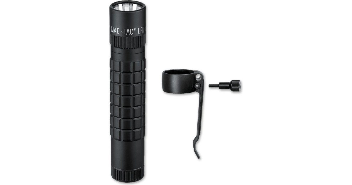 Maglite MAG-TAC LED Taschenlampe – 320 Lumen, 3 Modi, Mit Tactical-Krone