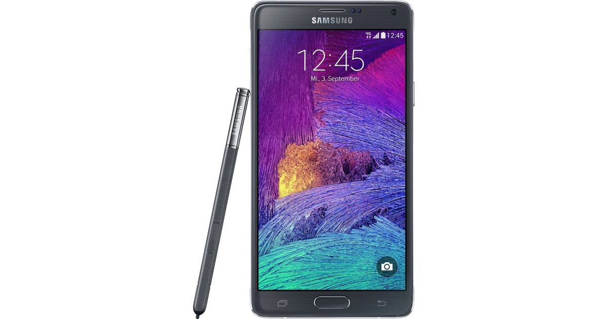Samsung Galaxy Note 4 im Test 1,7 gut Ehemaliges Topmodell mit immer