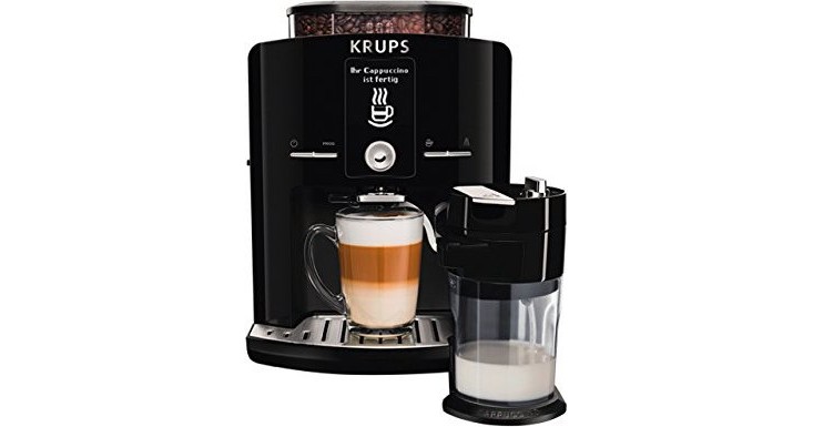 Krups Latt\'Espress EA 8298 mit gut Cappuccino Test: 1,9 | im wohlschmeckendem Einsteigergerät
