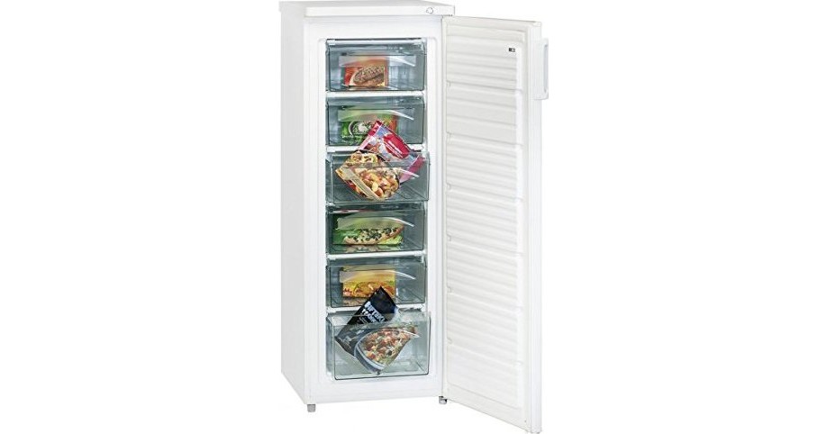 Exquisit Gefrierschrank GS235-H-040E Weiß – Standgerät Mit 160 Litern, 4-Sterne-Gefrieren, Wechselbarem Türanschlag & Energieklasse E, 143 Cm Hoch Gefrierschrank Standgerät Weiß