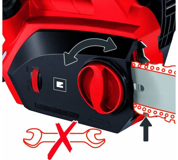 Einhell Elektro-Kettensäge GH-EC 1835 (1.800 Watt) Für Brennholz & Gartenarbeiten – Mit Werkzeugloser Kettenspannung