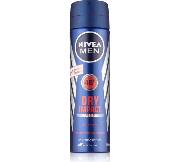 Nivea Men Dry Impact Plus Spray Im Test Testberichte De