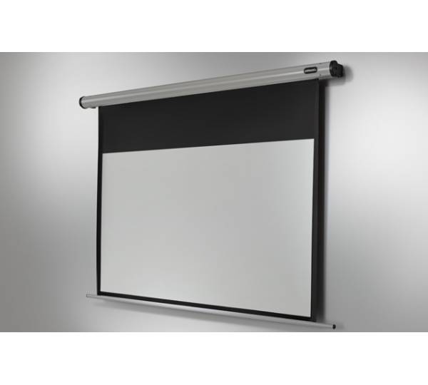 Telone Motorizzato Ivolum 200×113 Cm Con Tensione A Corda, Bianco Opaco, Per Proiezione 4K E Montaggio A Soffitto