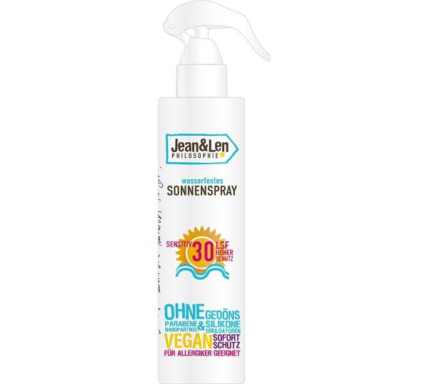 Jean & Len Sensitives Sonnenspray LSF 30 im Test: 1,7 gut