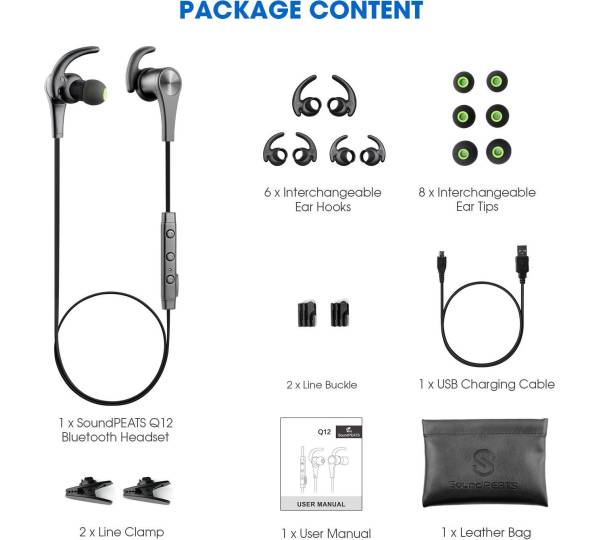 Soundpeats Q12 Auriculares Soundpeats Headphones Auriculares