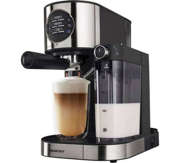 Lidl / Silvercrest Espressomaschine mit Milchaufschäumer SEMM 1470 | Unsere  Analyse zur Siebträgermaschine