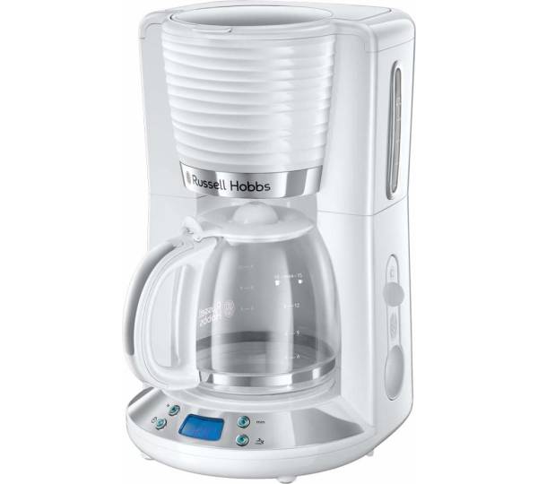 Russell Hobbs Inspire Black Digitale Glas-Kaffeemaschine 24391-56