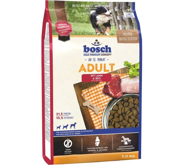 Bosch Tiernahrung High Premium Concept Adult (Lamm & Reis) im Test: 2,0 gut
