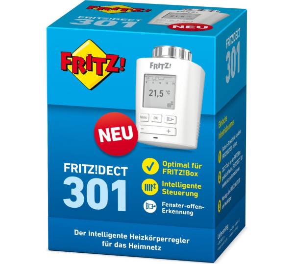 FritzDect 301 im Test - Smarte Heizungsregler für die Fritzbox 