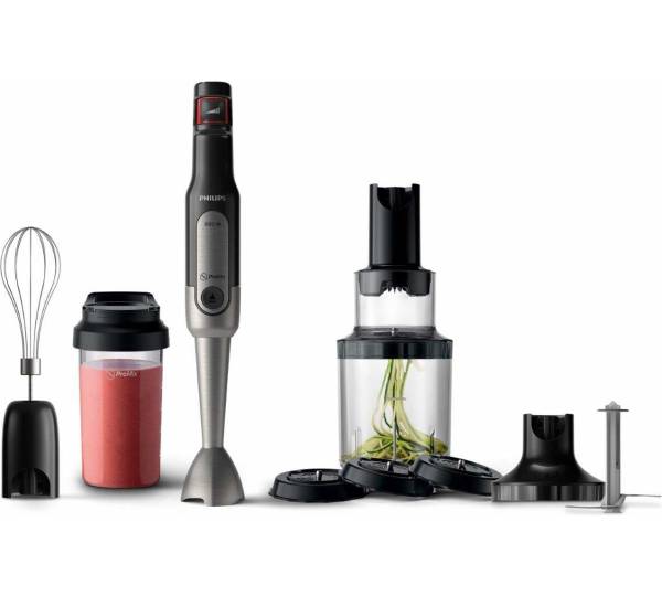 Philips HR1625/00 staafmixer met ProMix technologie en hakmolen, 650 W-Daily Collection Philips HR1625/00 staafmixer met ProMix technologie en hakmolen, 650 W-Daily Collection