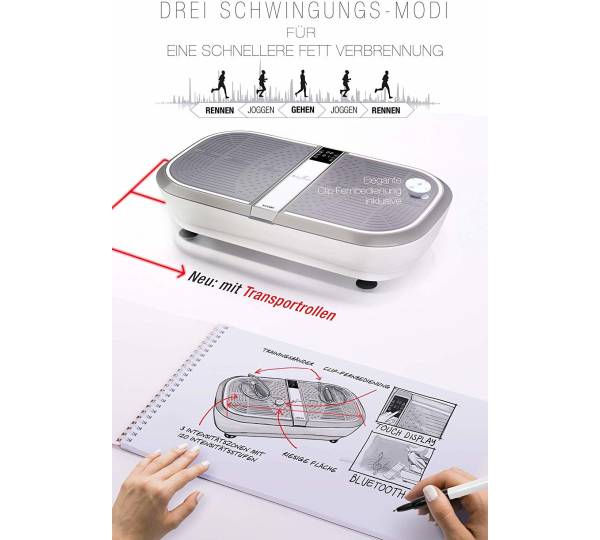 sportstech vibration plate vp300 erfahrungen Sportstech Vibrationsplatte VP 300 main image 0