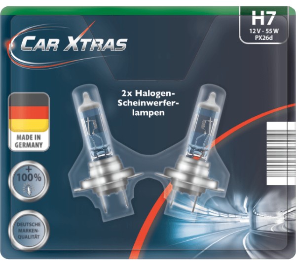 Aldi / CarXTRAS H7 HalogenScheinwerferlampen im Test 1,1 sehr gut