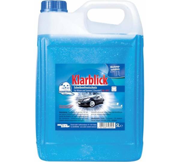 Walter Schmidt Chemie RobbyRob Klarblick Scheibenfrostschutz im Test 2,1 gut