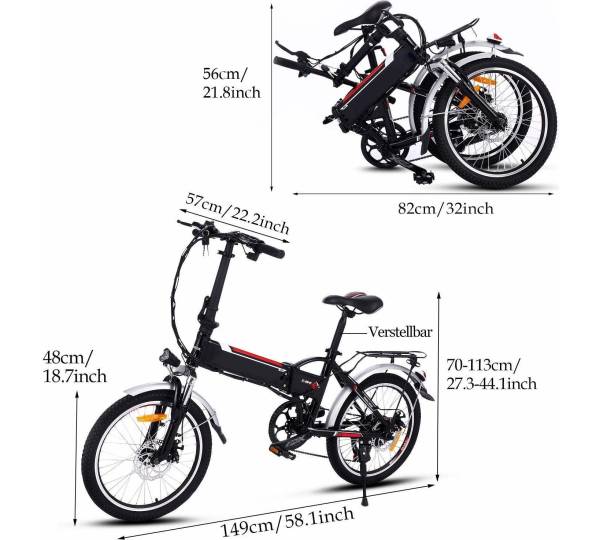 Ancheer Faltbares E-Bike: 1,9 gut | Ringt nur Kunden mit geringem Anspruch  Sterne ab