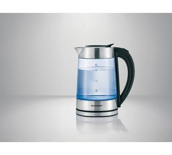 Lidl / Silvercrest Wasserkocher (1,7 Liter) | Buntes Farbspiel beim  Wasserkochen | Wasserkocher