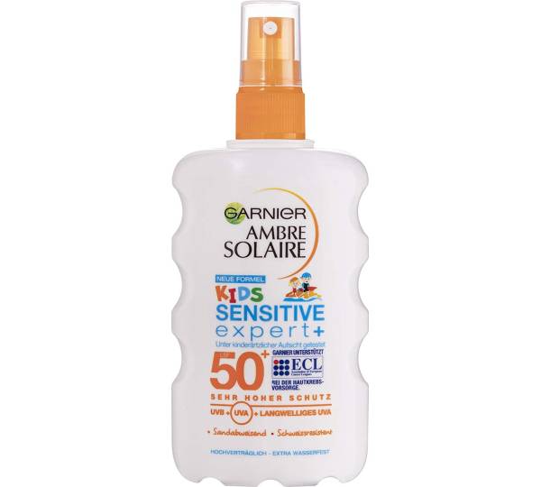 LSF (Spray) Ambre Test Sensitive Kids Garnier 50+ Expert+ Solaire