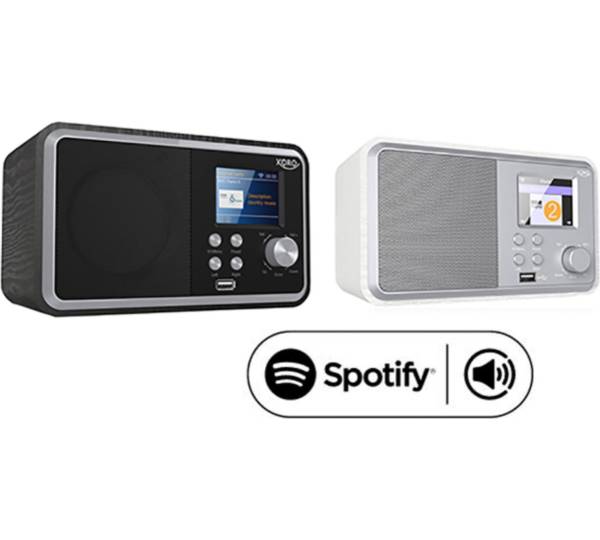 Xoro DAB 300 IR Digitale WLAN-internetradio, met 2,4 inch