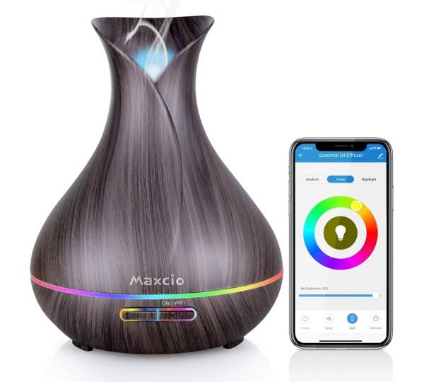 Maxcio Alexa Aroma Diffuser (400 ml) 1,6 gut Nebelt auf Zuruf