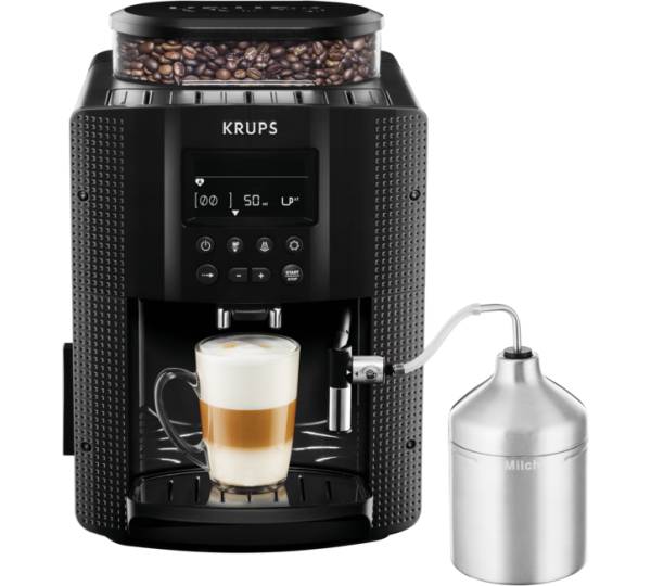 Krups EA8150 1,7 gut Vielfältige Einstellungen für heißen Espresso mit leckerer Crema